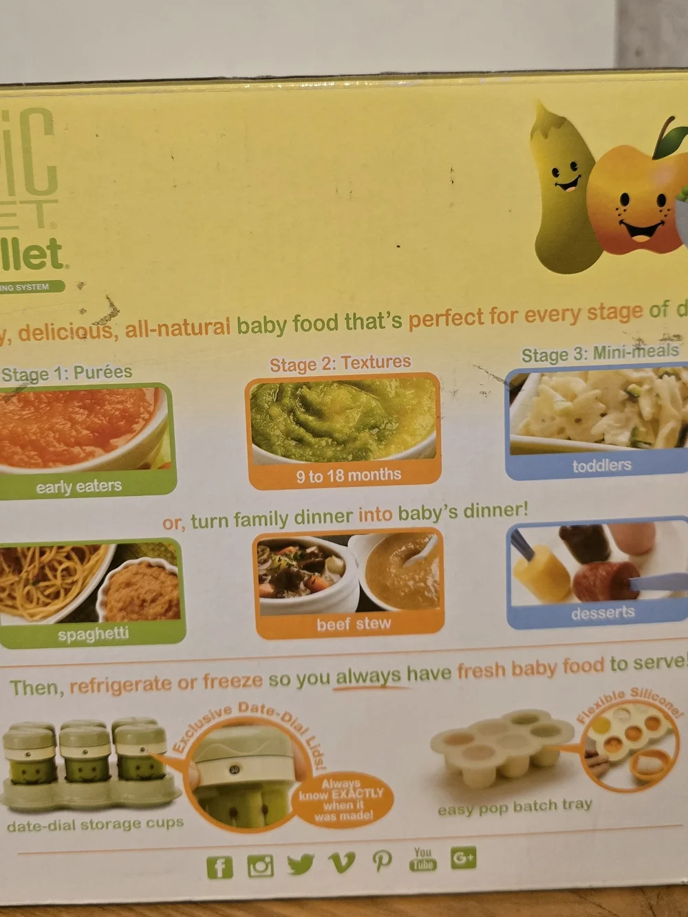 Baby Bullet. Blender Baby Food Maker - Green